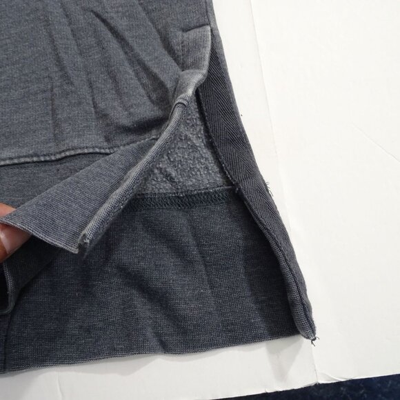 NFL New Orleans Saints Washed Gray Embroidered Sweatshirt Women Size L Broke-In - Picture 5 of 12